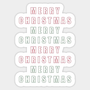 Merry Christmas Sticker